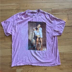 Vintage Whitney Houston Graphic Pink T-Shirt